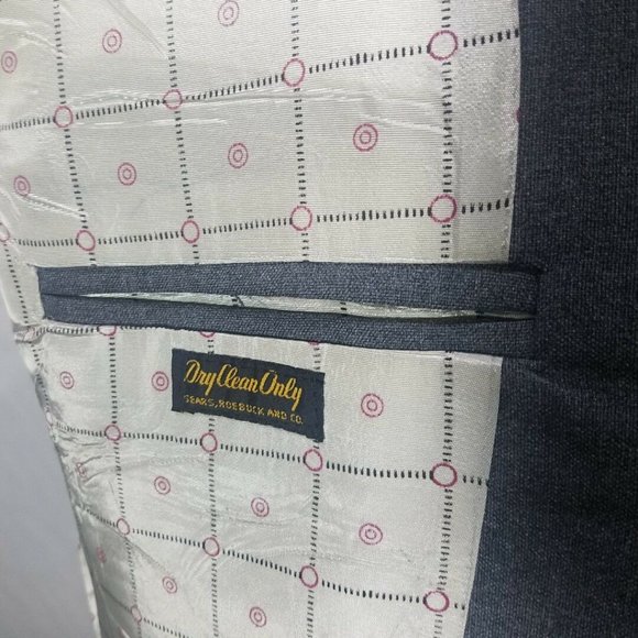 THE CLASSIC COLLECTION MENS 40XL BLAZER GRAY 2 BUTTONS S-147 - Picture 8 of 8